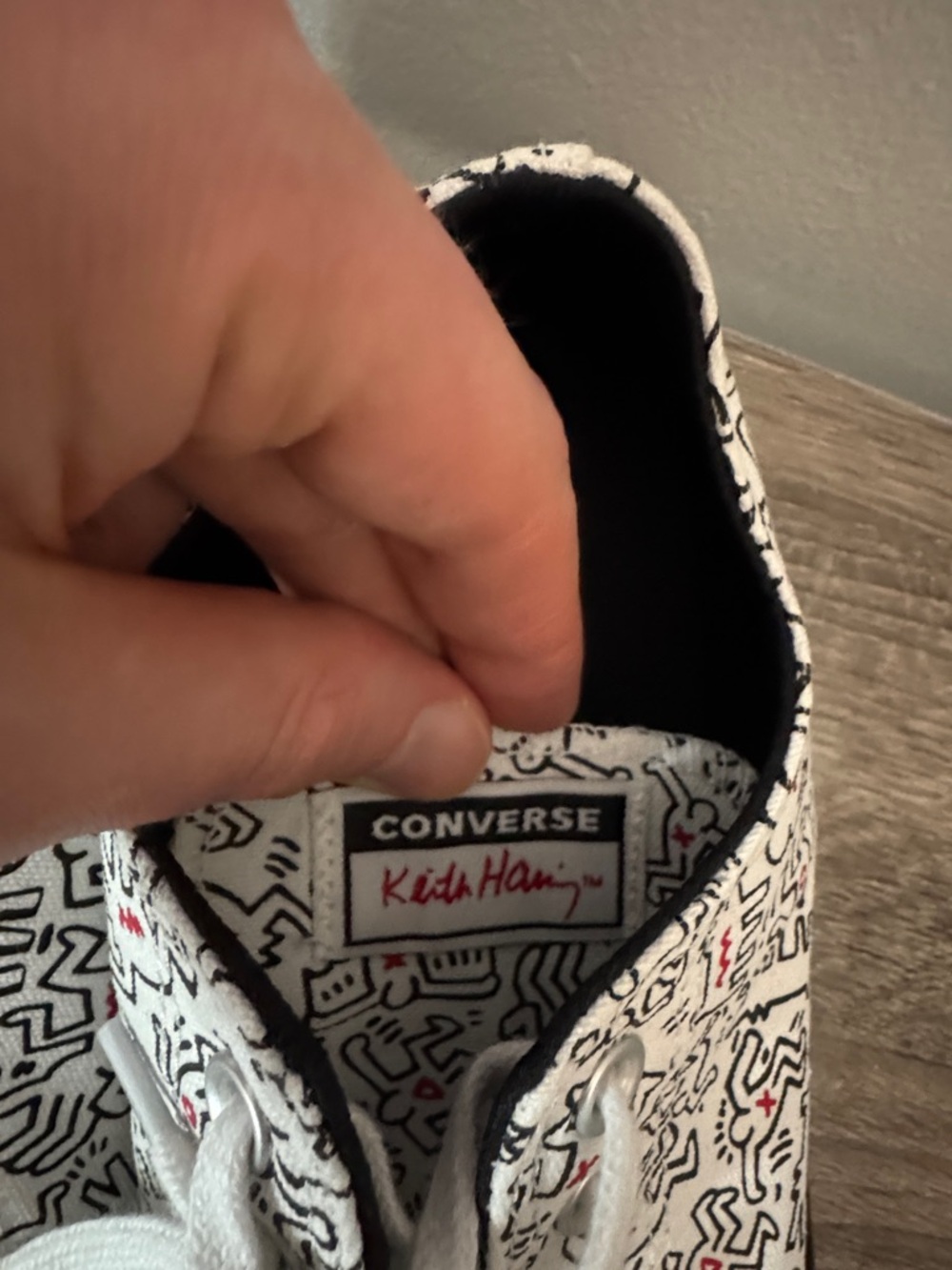 Keith Haring x Converse Chuck All Star Low Dancing Figures Allover US Men 9.5 - Picture 6 of 9